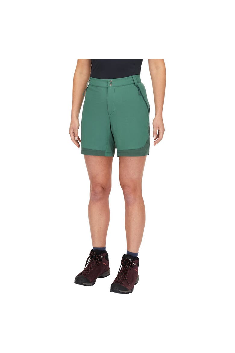 Torque Mountain 6In Short - Women's, Main, color, Eucalyptus/Green Slate