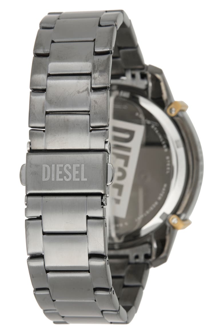 Griffed Chronograph Quartz Watch, 48mm, Alternate, color, BLACK