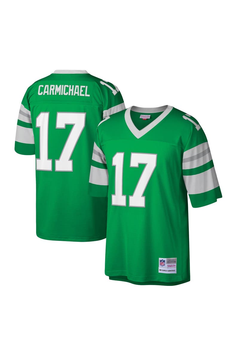 Mitchell & Ness Men's Mitchell & Ness Harold Carmichael Kelly Green Philadelphia Eagles Legacy Replica Jersey, Main, color,
