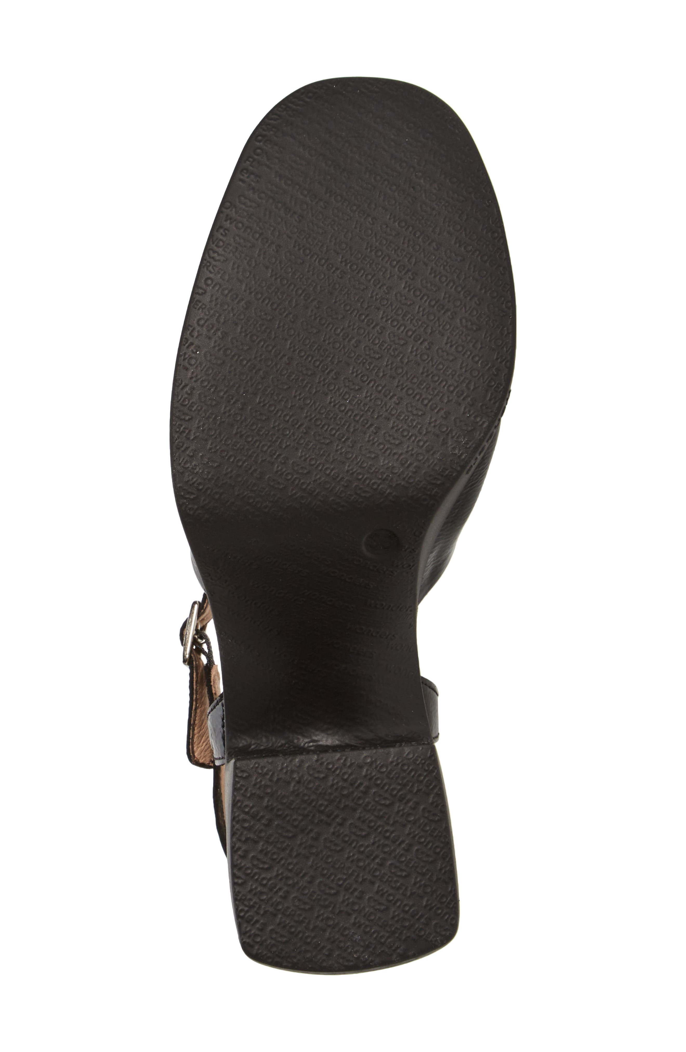 Wonders Juana Platform Pump, Alternate, color, Lack Black