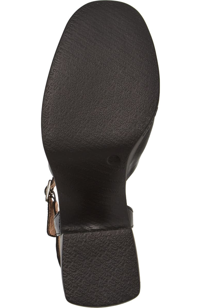 Wonders Juana Platform Pump, Alternate, color, Lack Black