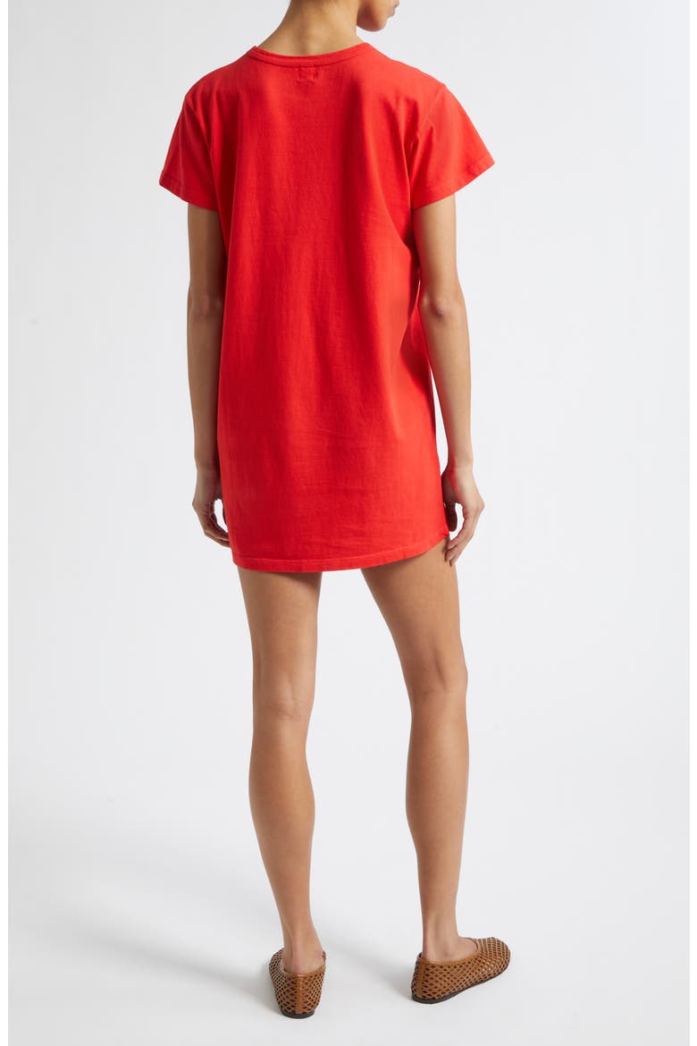 Margo Short Sleeve T-Shirt Dress, Alternate, color, CERISE
