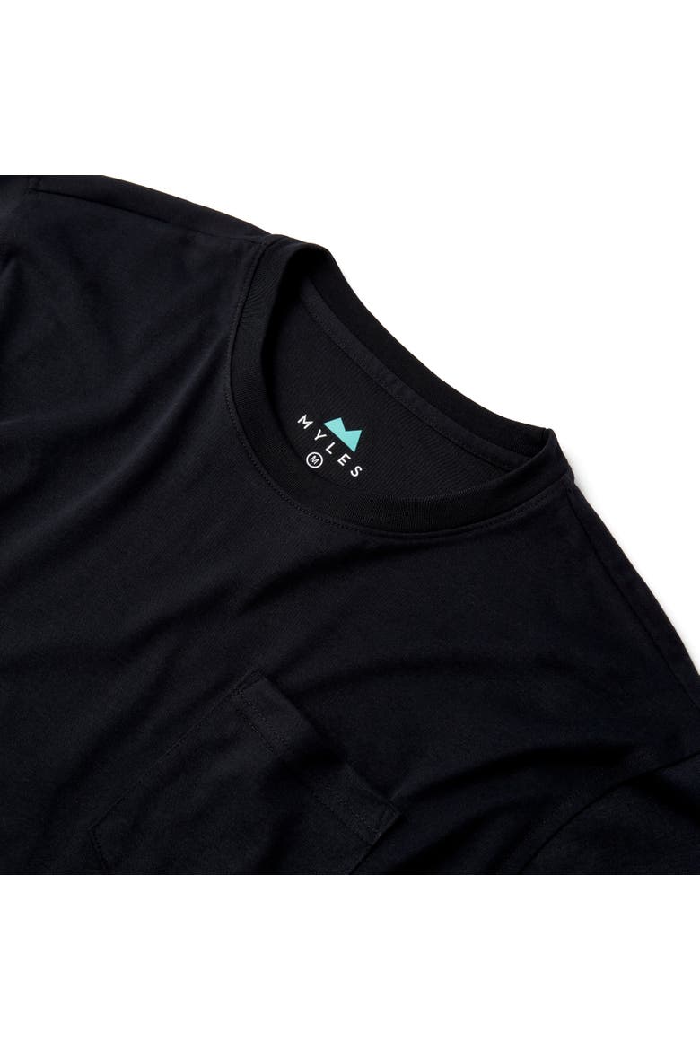 Everyday Tee with Pocket, Alternate, color, Black