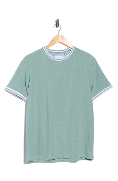 Cactus Man Tipped Crewneck T-shirt In Blue