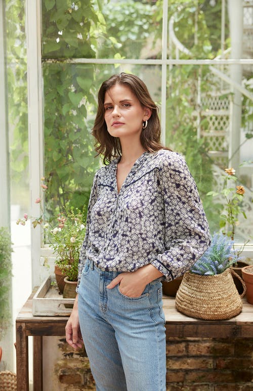Paneros Clothing Anna Floral Button Up Blouse
