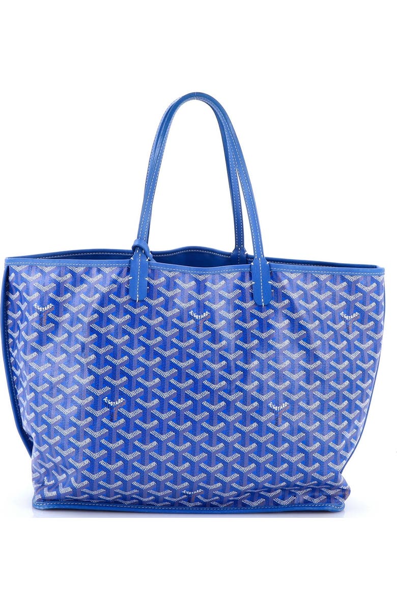 Pre-Owned Goyard Anjou Reversible Tote Coated Canvas PM, Main, color, Blue