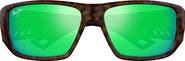 Maui Jim Keha 63mm Oversize Polarized Rectangular Sunglasses