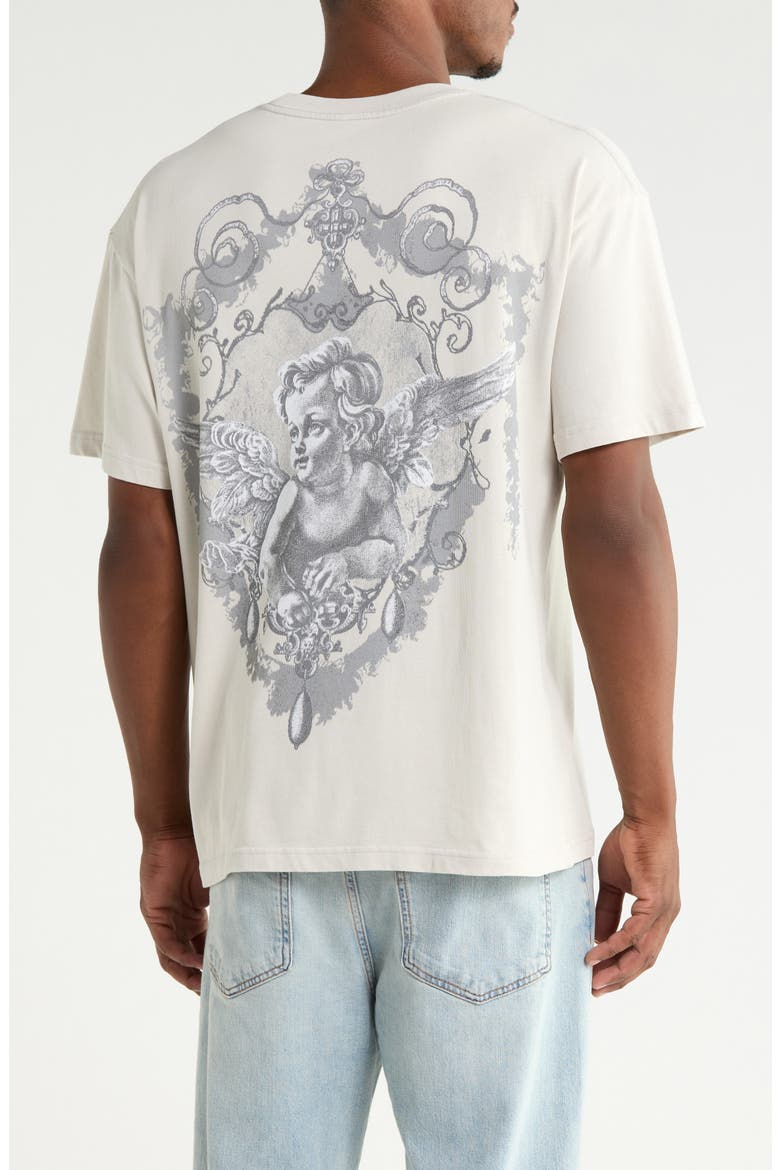 Lust for Love Cotton Graphic T-Shirt, Alternate, color, GREY WASH