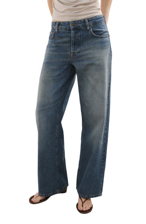 Low Rise Straight Leg Jeans
