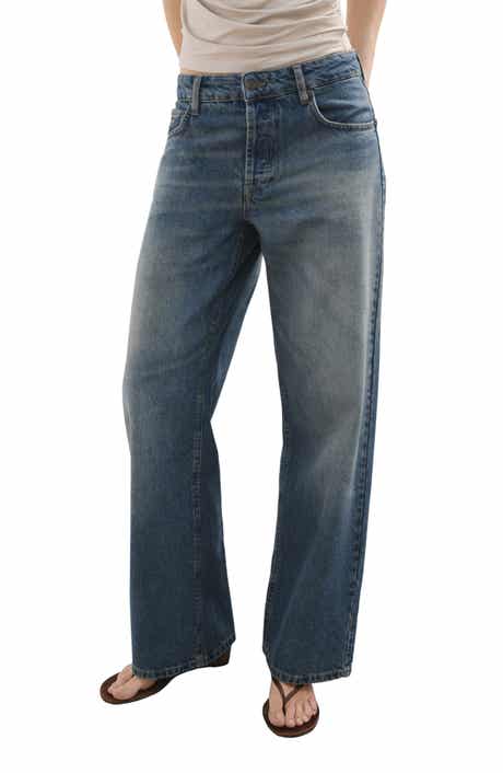 Low Rise Straight Leg Jeans