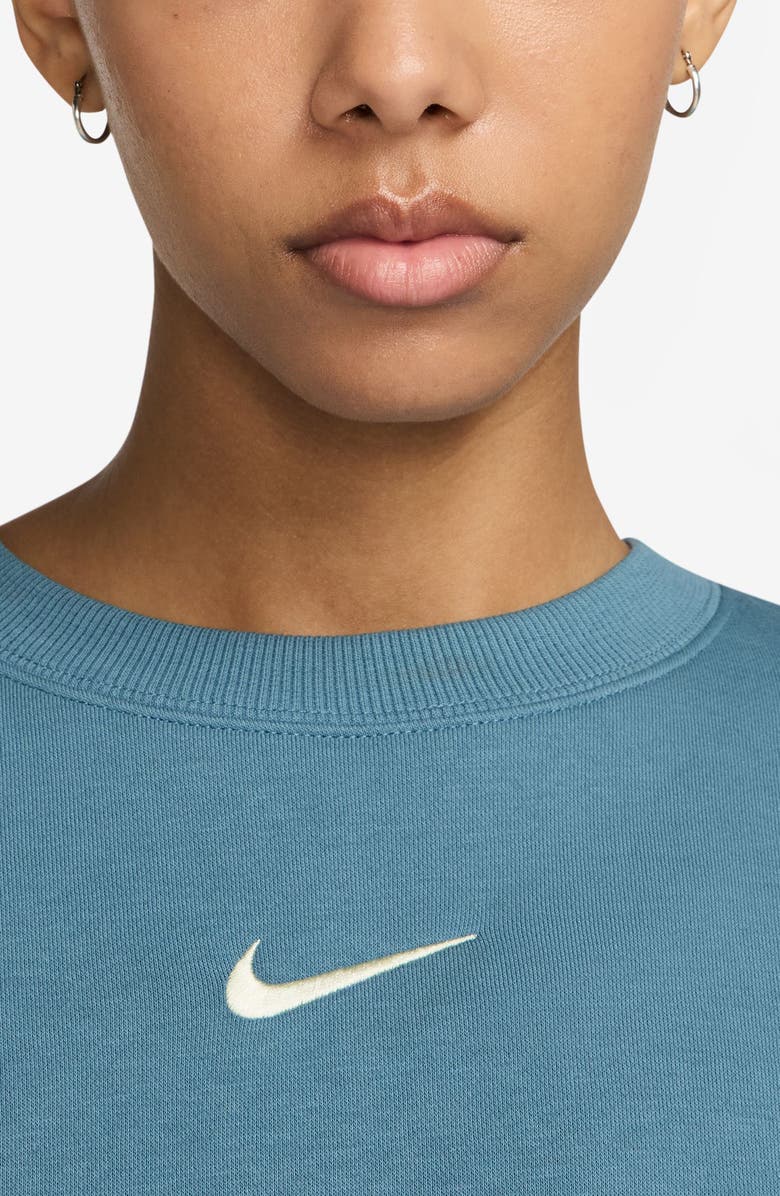 Nike Phoenix Fleece Crewneck Sweatshirt, Alternate, color,