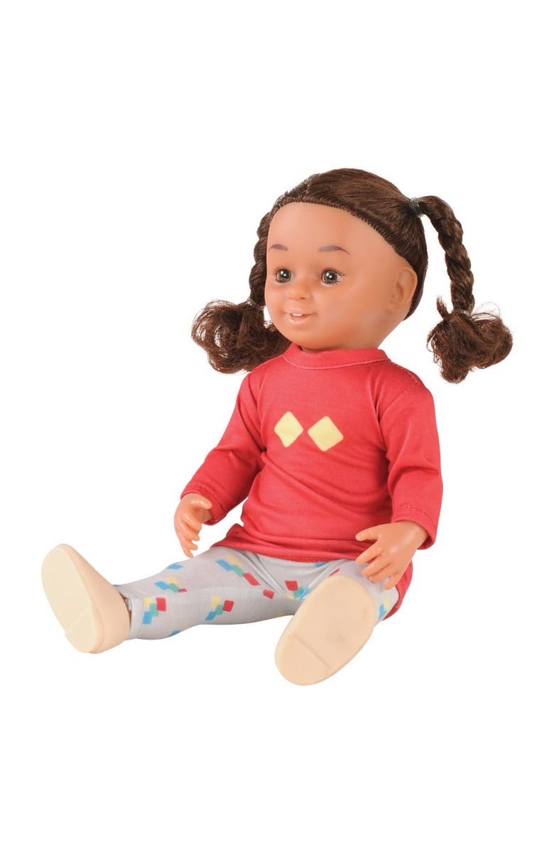 Kaplan Early Learning Company 13" Multiethnic Doll - Hispanic Girl, Alternate, color, Multicolored