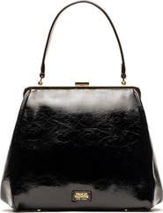 Frances Valentine Katherine Frame Leather Handbag