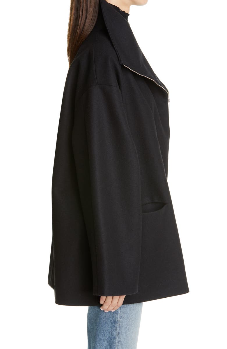 TOTEME Menfi Oversize Wool Blend Coat, Alternate, color, 