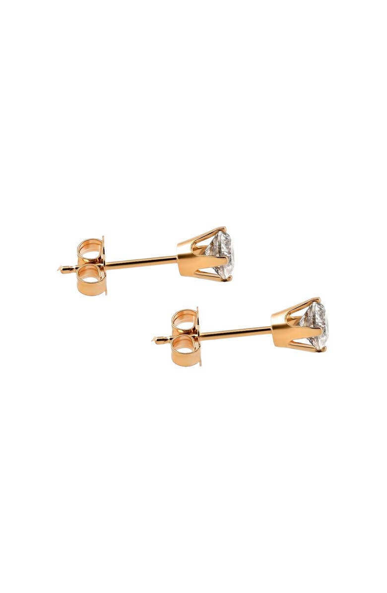 Bliss Diamond 1 Carat (ctw) Diamond Studs in 14k or Gold Lab Grown, Alternate, color, 14K Yellow Gold