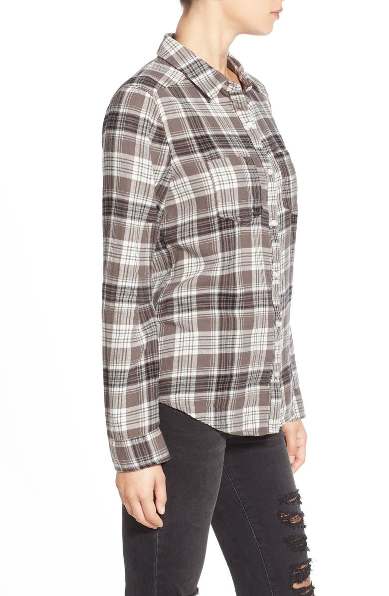 BP. Plaid Flannel Shirt, Alternate, color,