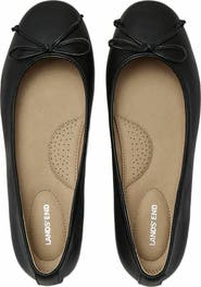 Lands' End Essential Leather Ballet Flats