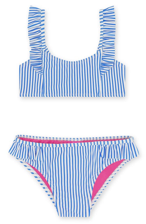 Feather 4 Arrow Kids' Happy Daze Upf 50+ Two-piece Swimsuit In Blue
