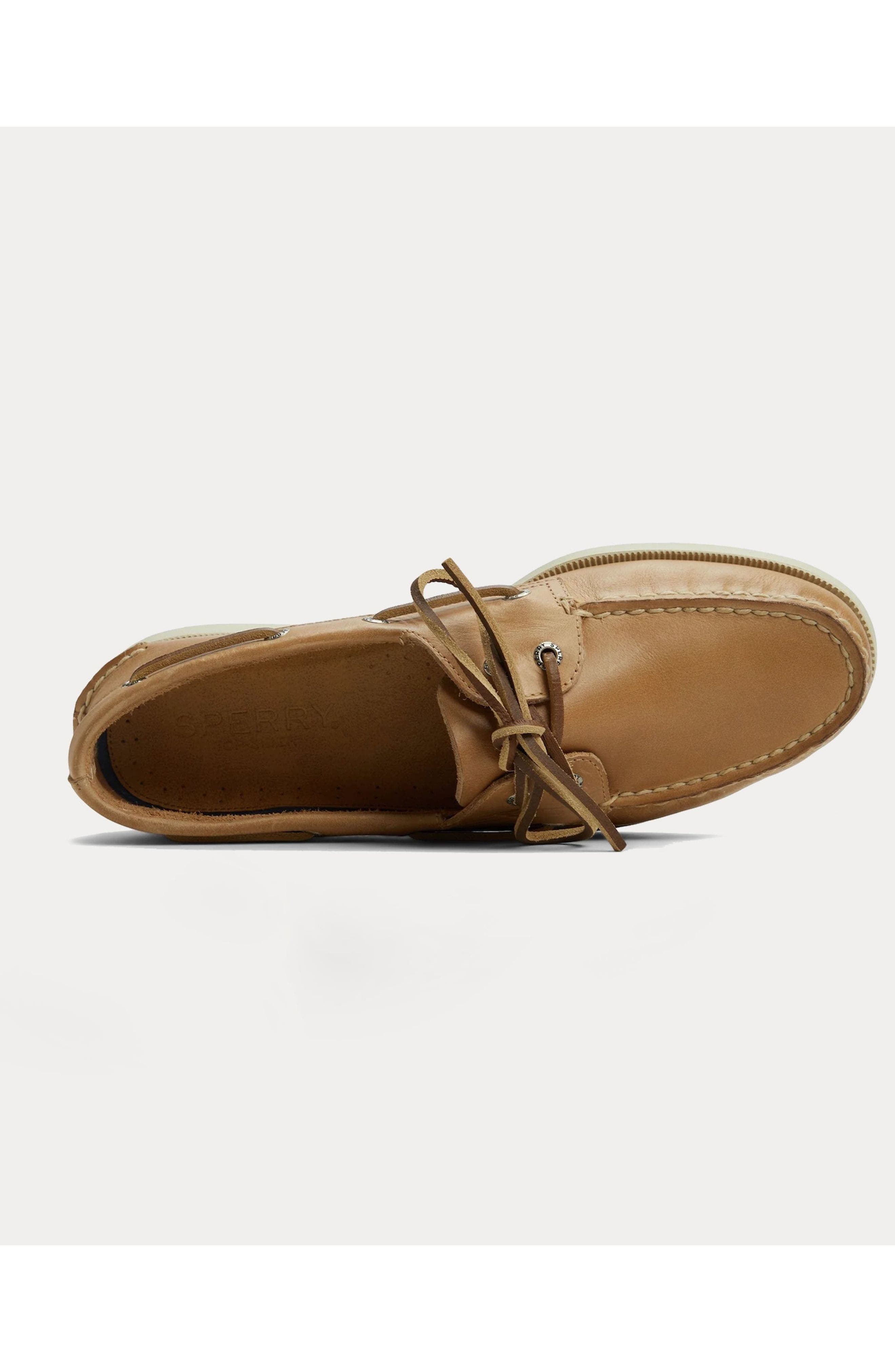 Sperry Soft Leather Boat Shoe, Alternate, color, Light Brown