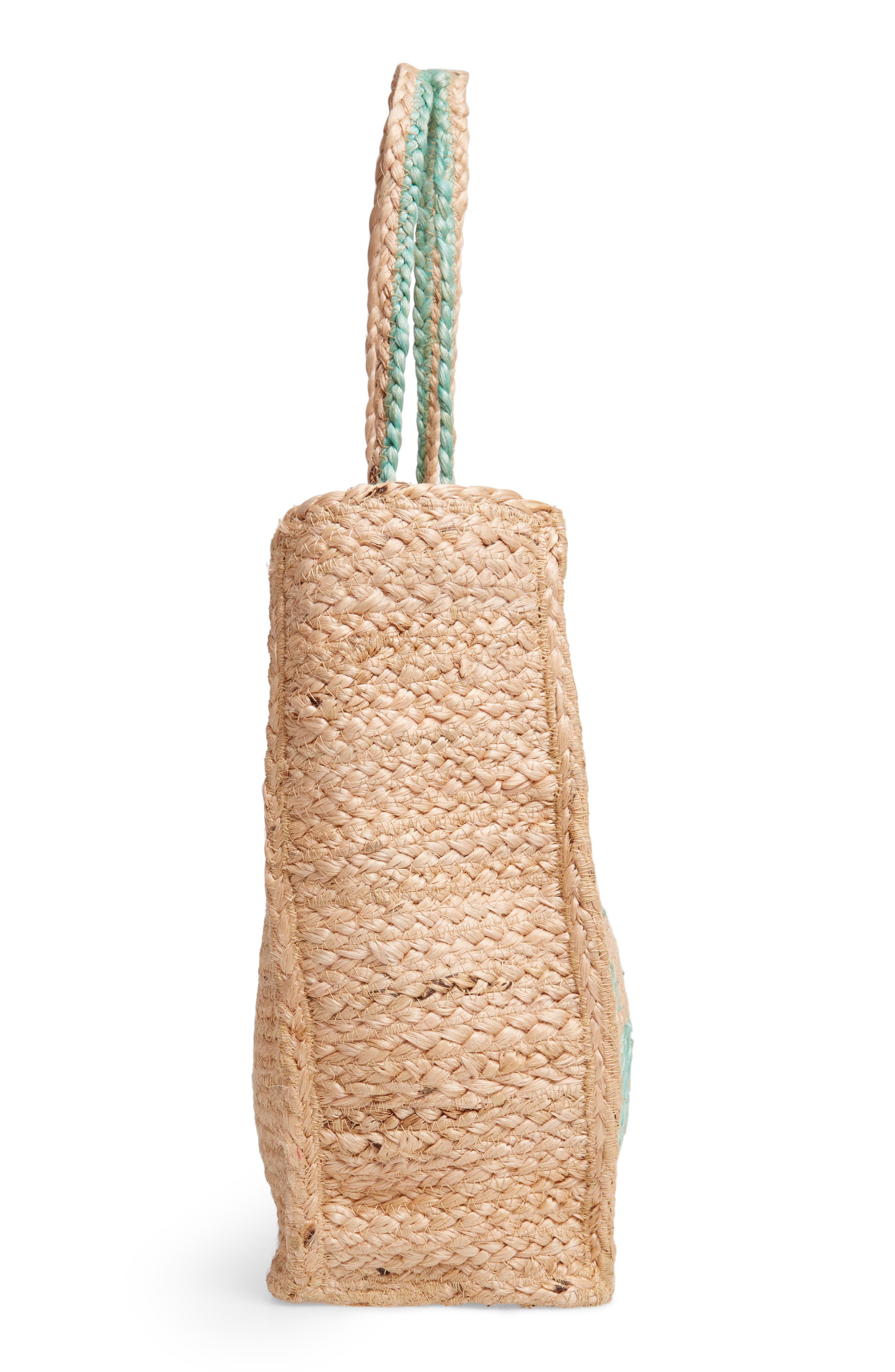 Shiraleah Always on Vacation Jute Tote, Alternate, color, 