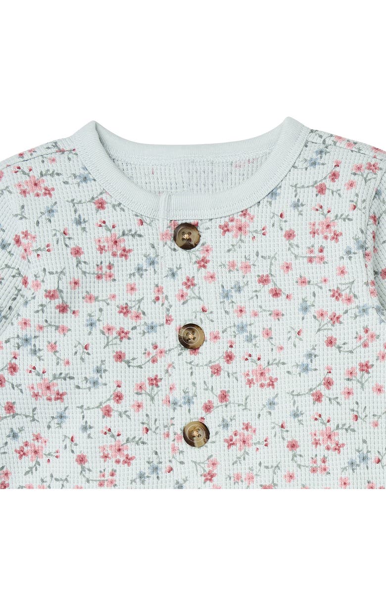 Modern Moments<sup>™</sup> by Gerber Long Leg Slouch Romper, Alternate, color, Sky Floral