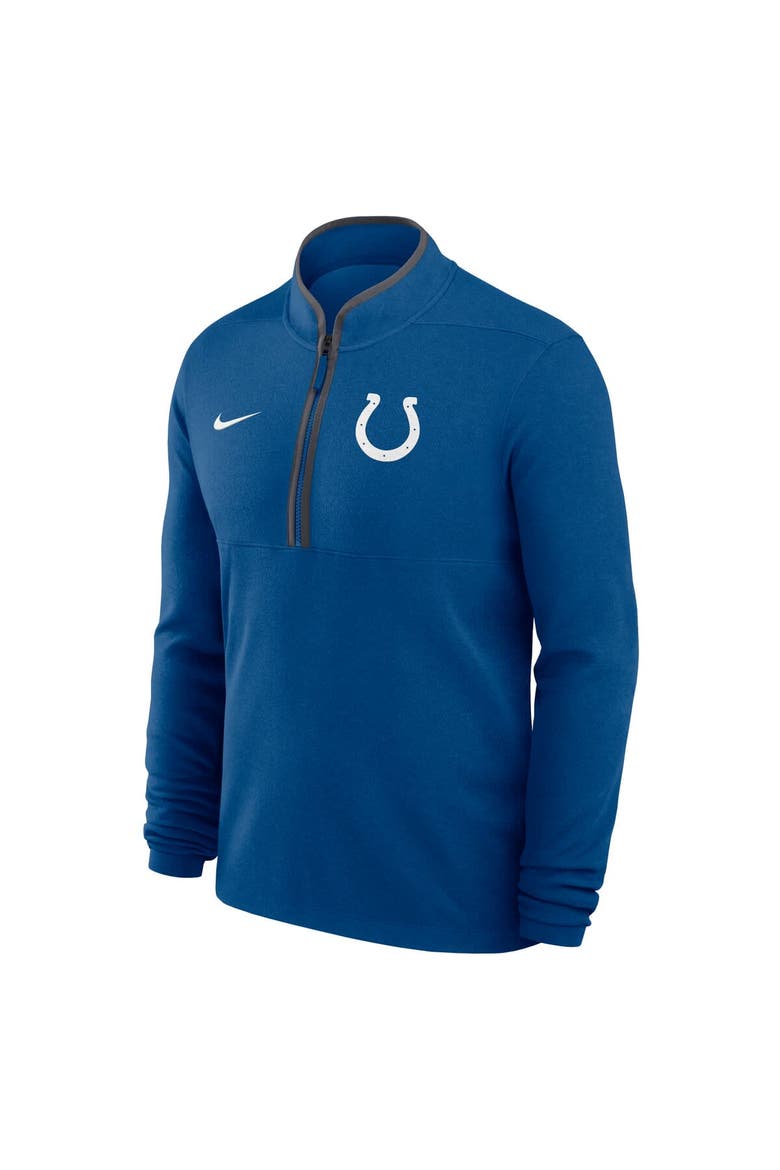 Men's Nike Royal Indianapolis Colts Lightweight Victory Dri-FIT Half-Zip Pullover, Alternate, color, Royal