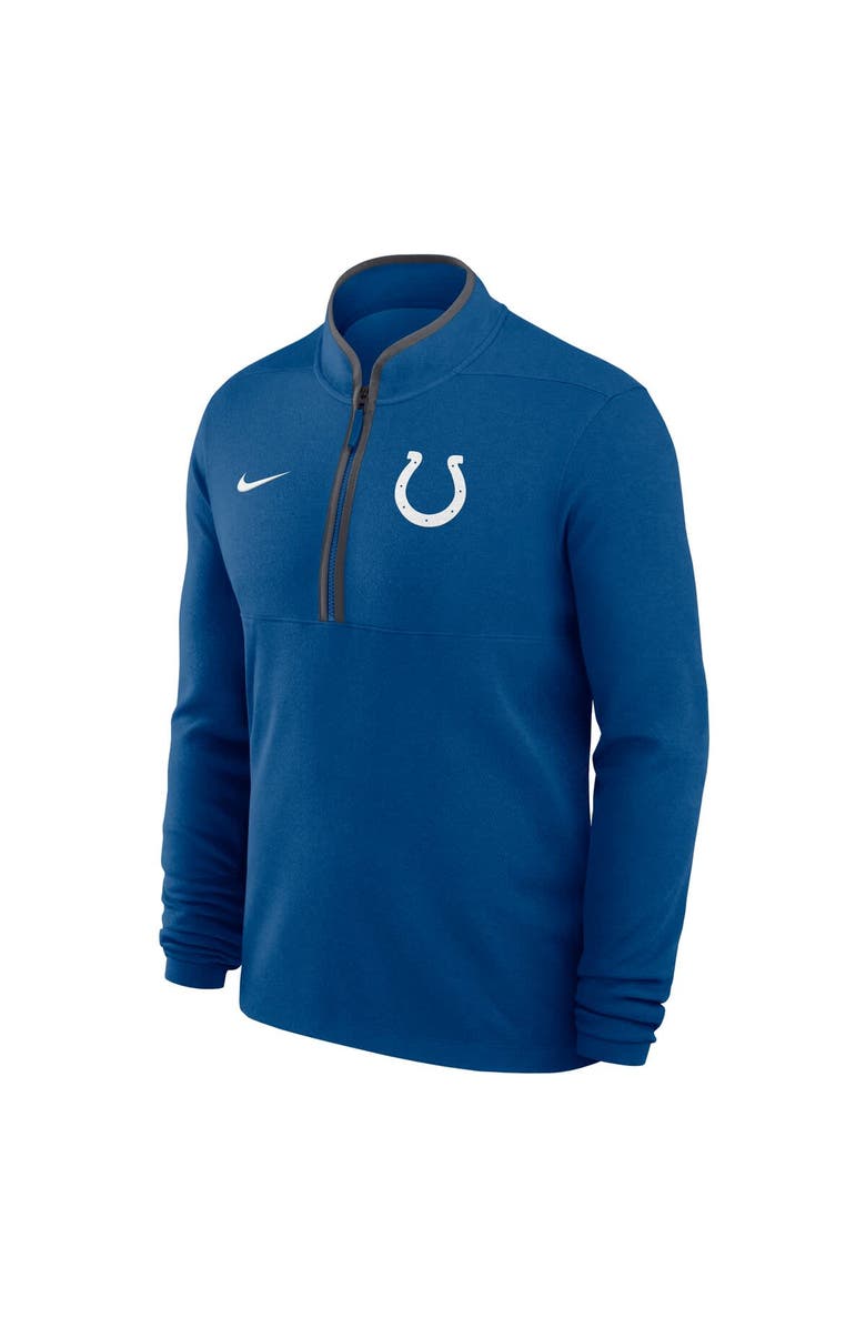 Nike Men's Nike Royal Indianapolis Colts Lightweight Victory Dri-FIT Half-Zip Pullover, Alternate, color, Royal