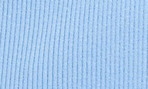 Shop Karen Kane Rib Short Sleeve Cardigan In Lake