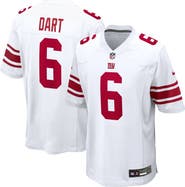 Nike Men's Nike Jaxson Dart White New York Giants  Game Jersey
