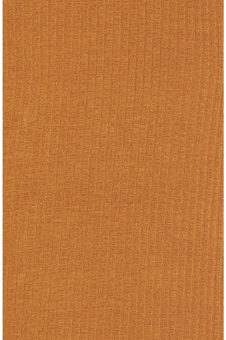 Cold Shoulder Rib Knit Shift Dress, Alternate, color, CARAMEL