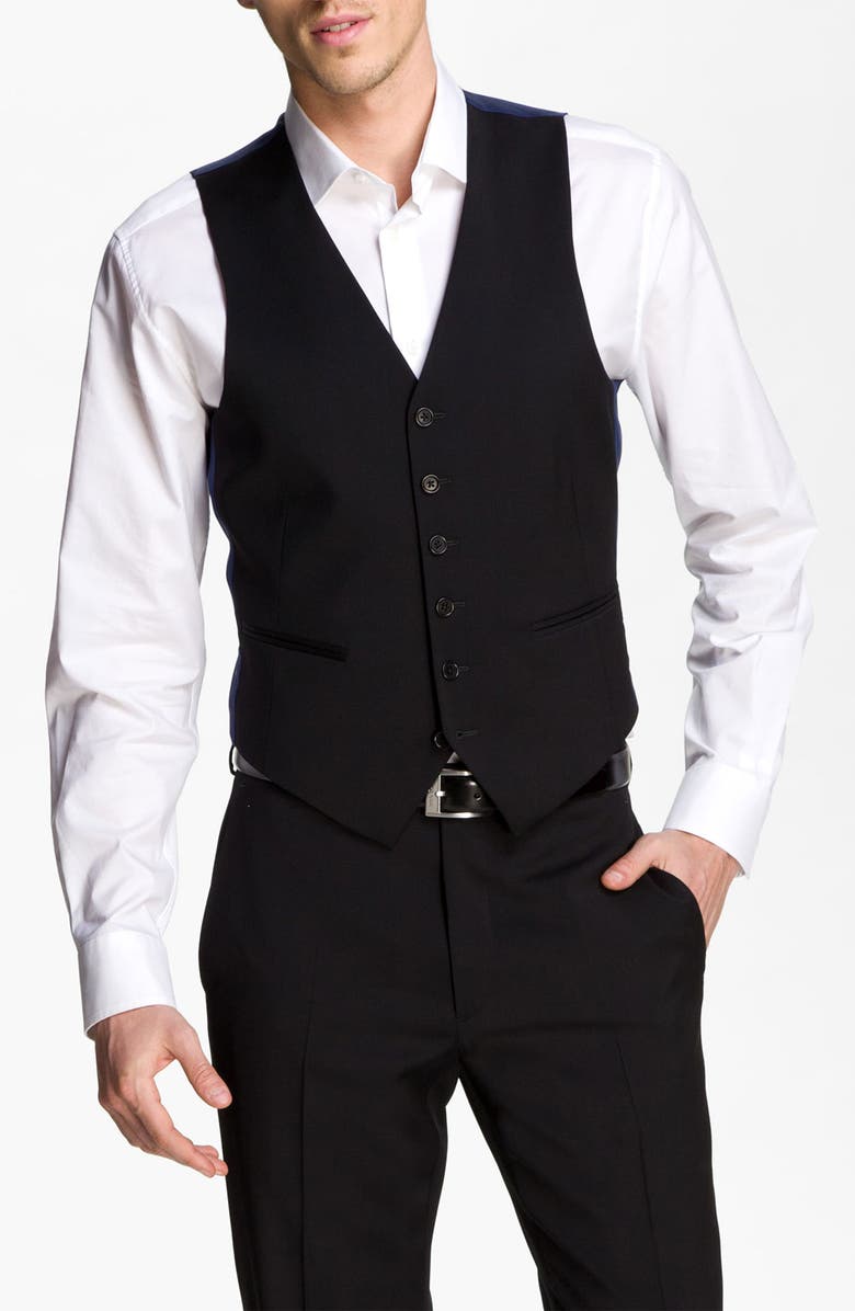 John Varvatos Star USA Wool Front Vest, Main, color, 