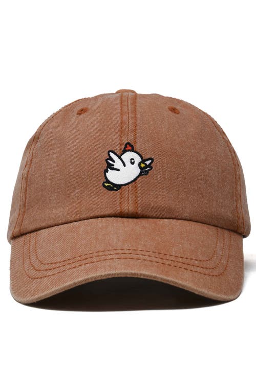 DALIX DALIX CHICKEN EMBROIDERED COTTON CAP
