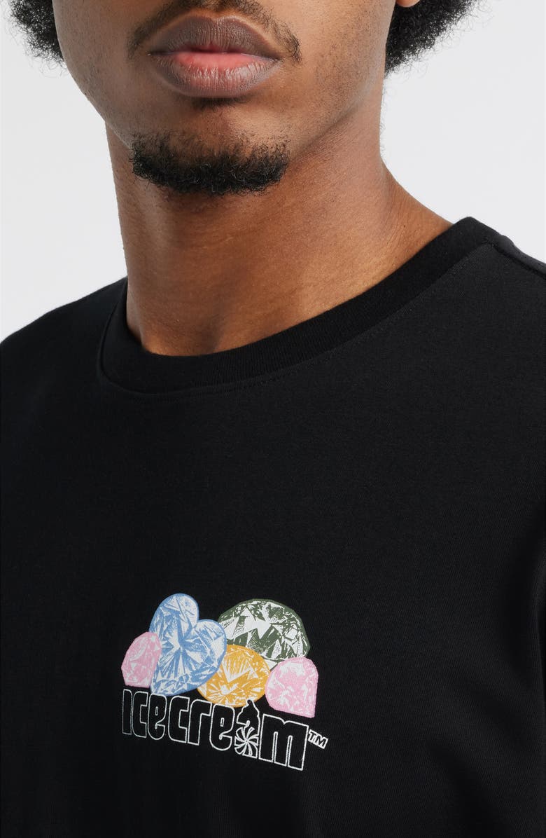 ICECREAM Pocket Change Cotton Graphic T-Shirt, Alternate, color, Black