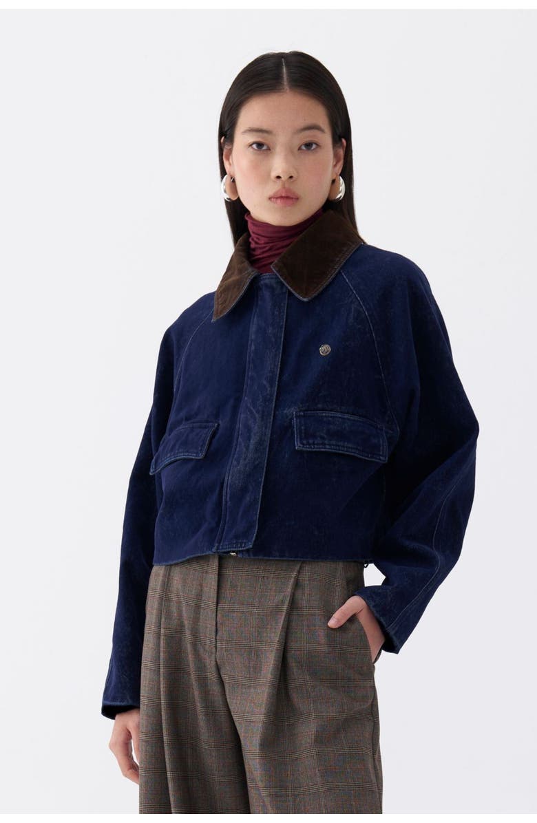 Nocturne Velvet Jacket, Main, color, 