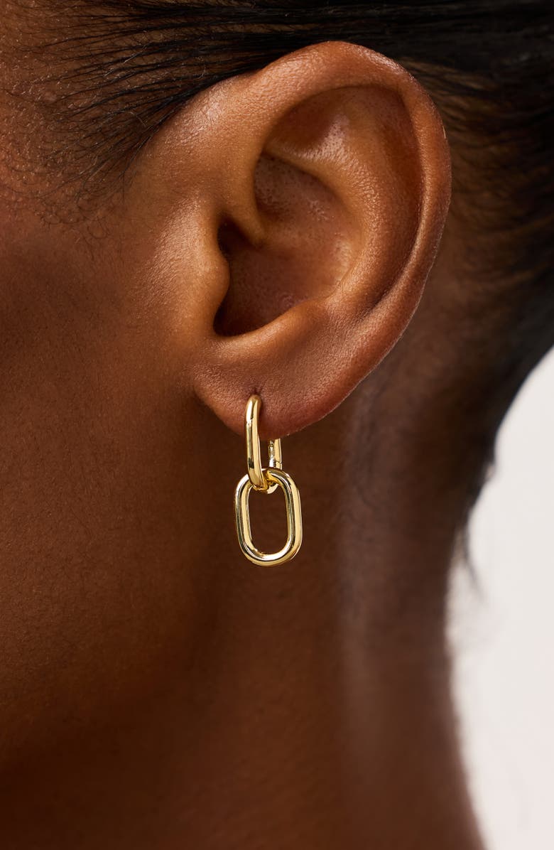 Ana Luisa Gold Drop Earrings - Rox Mini Double, Alternate, color, Gold