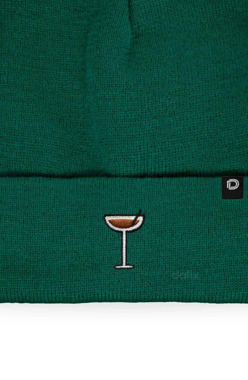 Dalix Espresso Martini Beanie Cap In Green