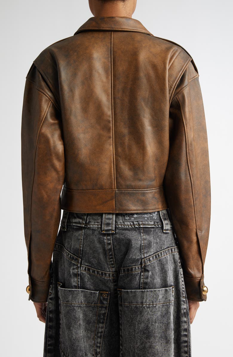 Vaquera Lambskin Leather Jacket, Alternate, color, 