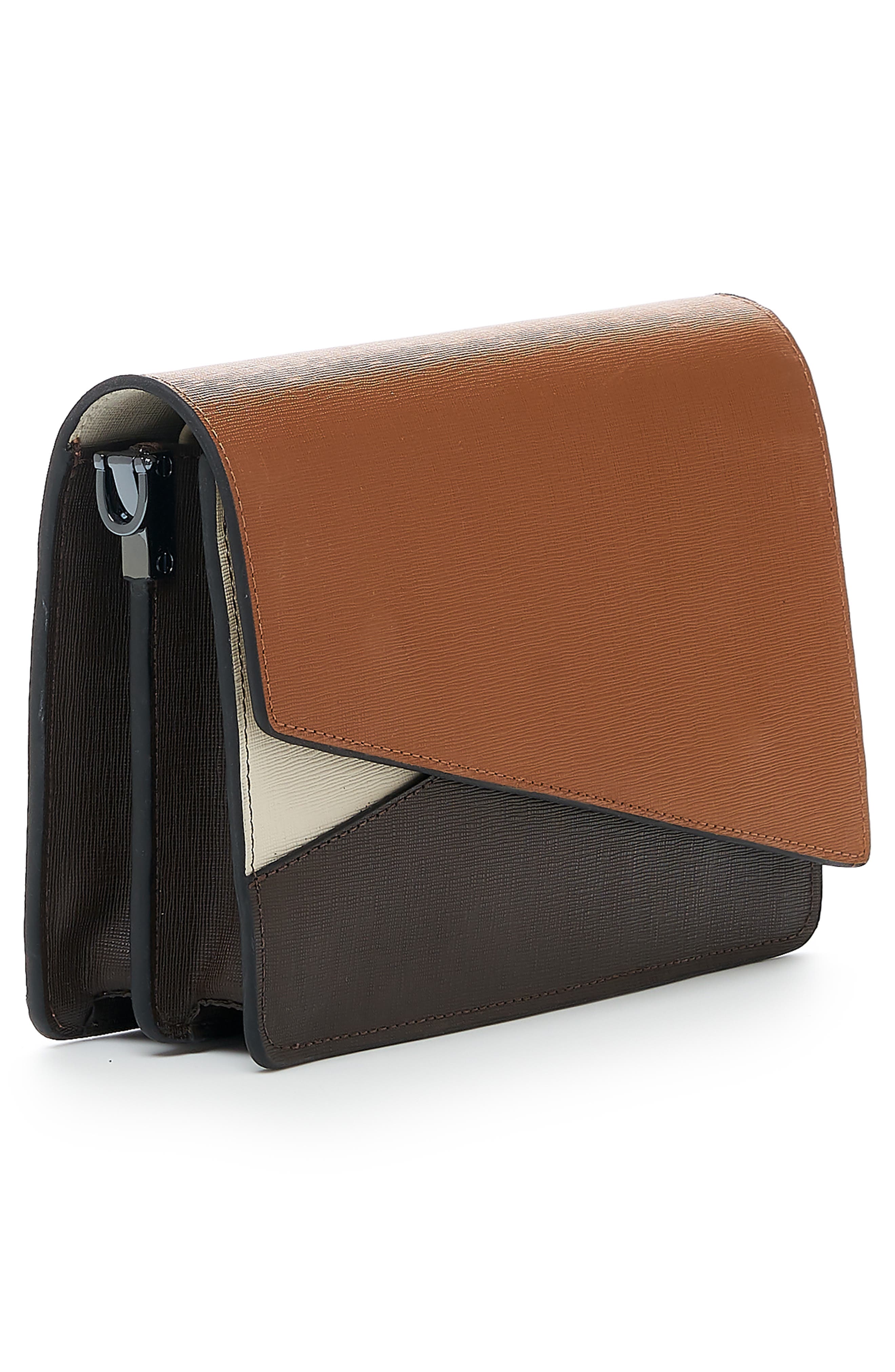 Botkier Crosstown Colorblock Leather Crossbody Bag, Alternate, color, 