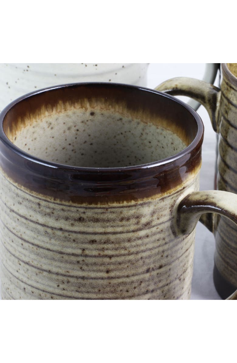 Gibson Home Terra Bella 18.5 oz Mug Set , Set of 4, Alternate, color,