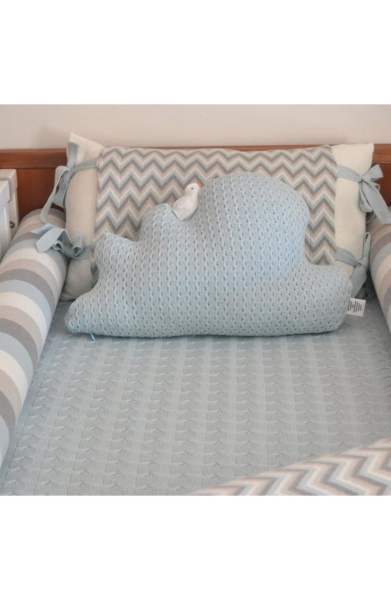 RIAN TRICOT Apron Crib Pillow, Alternate, color, Off White