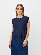 Masai Copenhagen MaLossan Button-Front Knit Vest