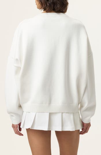 x Hailey V-Neck Oversize Sweater