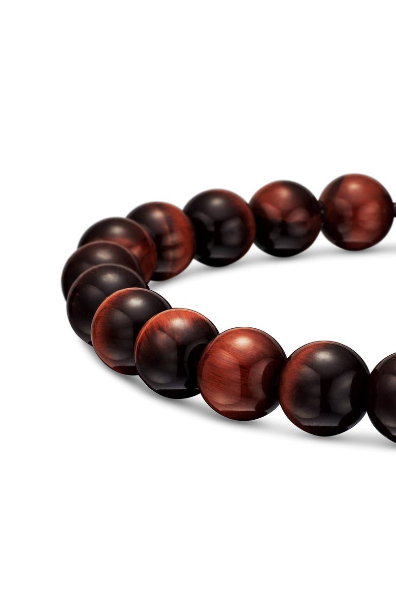 David Yurman Spiritual Beads Tigers Eye Bracelet, Alternate, color, Tiger Eye
