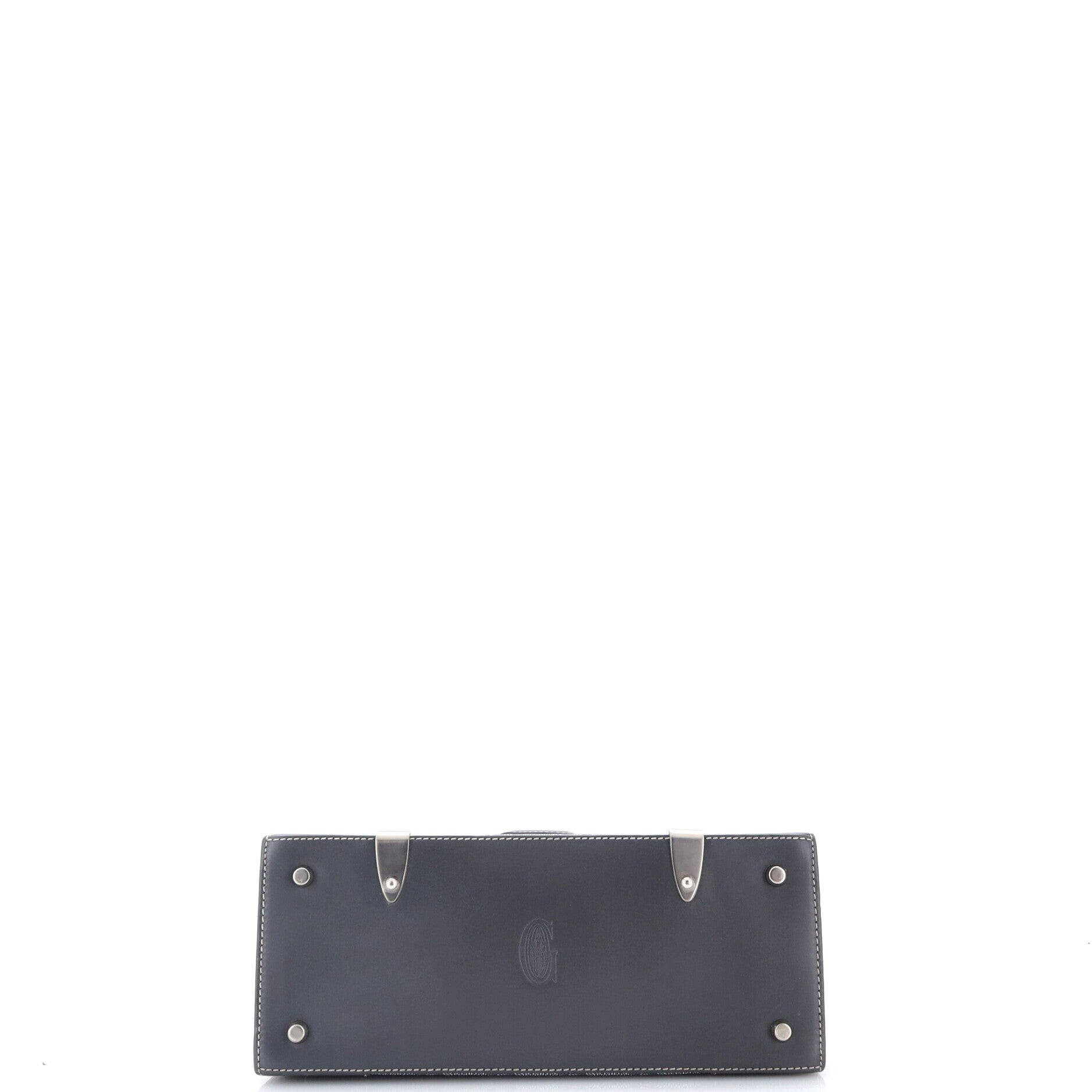 Saigon Top Handle Bag Coated Canvas with Leather PM, Alternate, color, Grey
