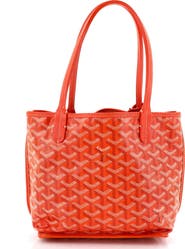 Pre-Owned Goyard Anjou Reversible Tote Coated Canvas Mini