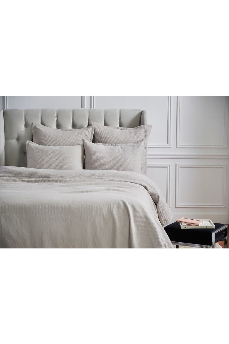 Diamond Pearl Grey King Duvet, Alternate, color, Gray