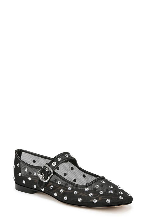 Michaela Shine Mary Jane Flat (Women)