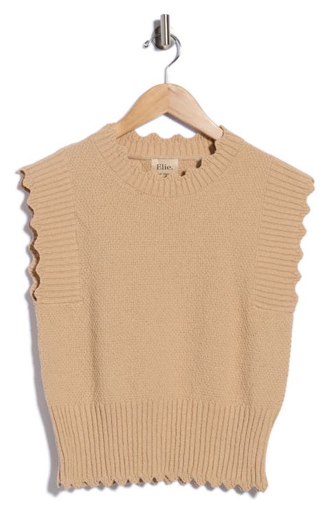 Scallop Edge Sweater