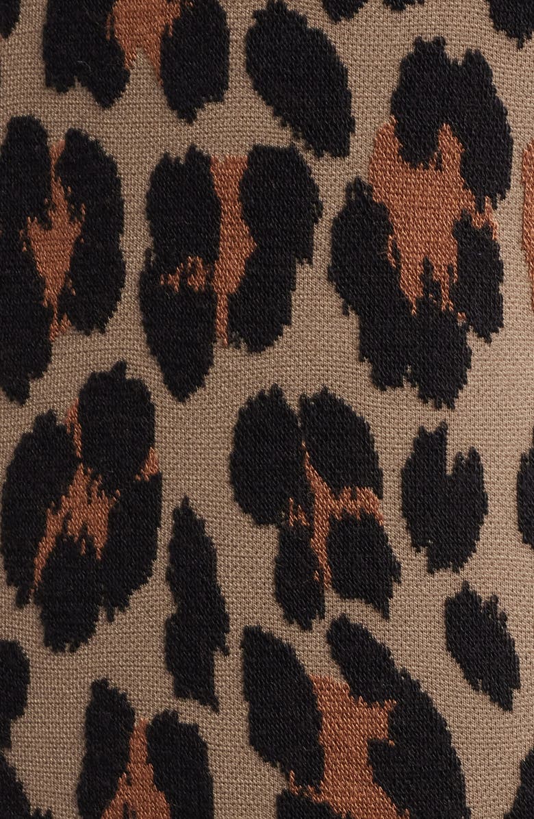 SPANX<sup>®</sup> Leopard Print Ponte Pants, Alternate, color, Brown