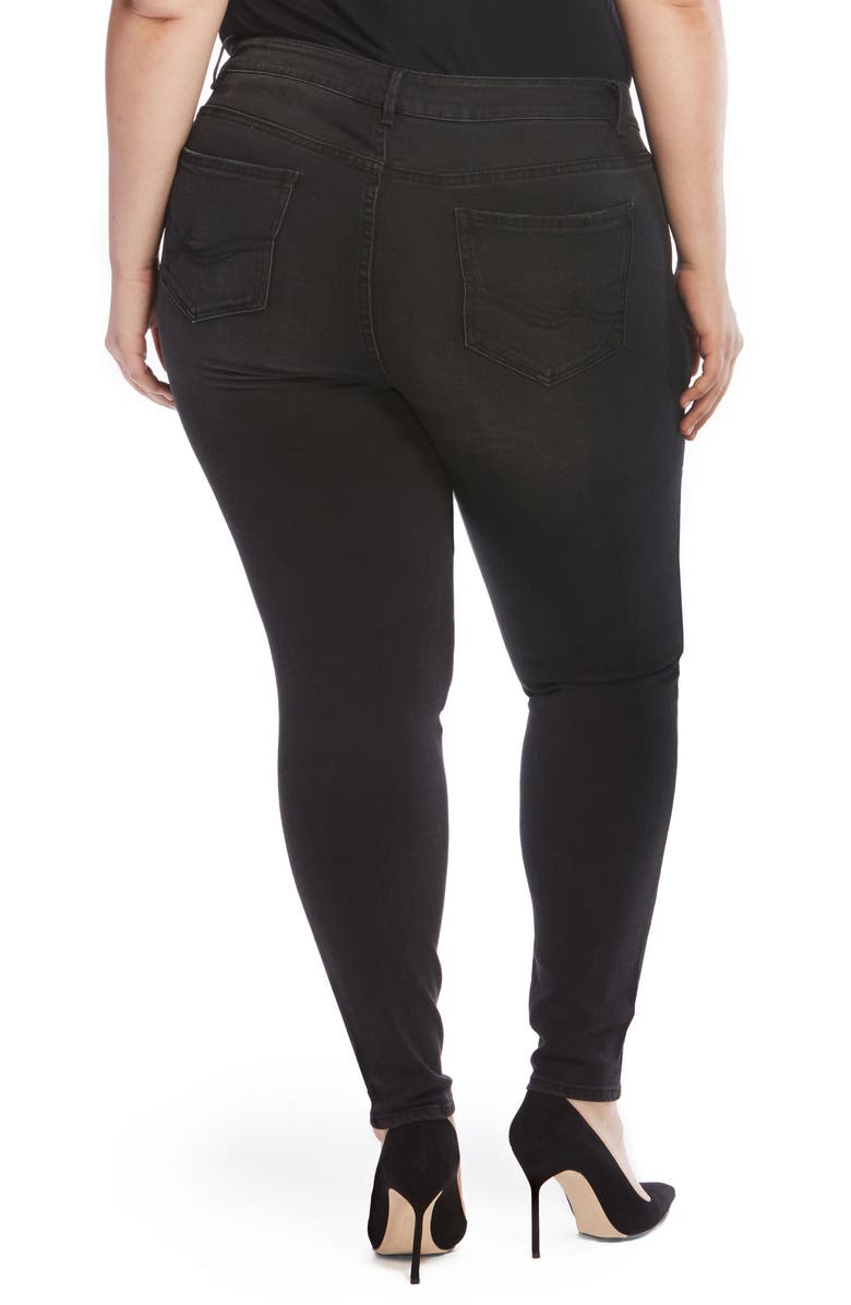 Rebel Wilson X Angels The Pin Up Super Skinny Jeans, Alternate, color, 